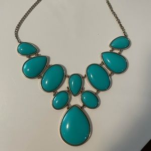 Turquoise statement necklace